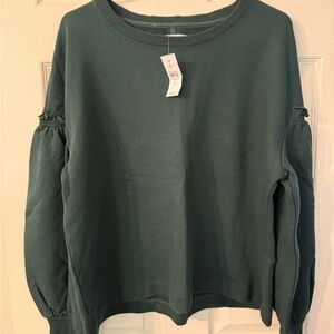 Lou & Grey Forest Green Sweatshirt